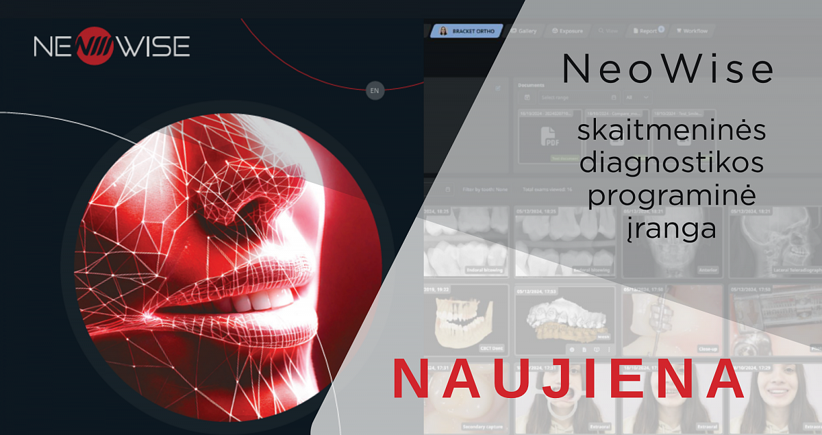 NAUJIENA NeoWise - skaitmeninės diagnostikos programinė įranga