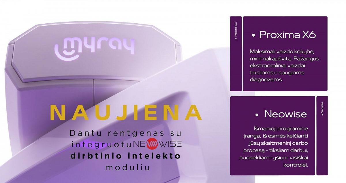 NAUJIENA !  Rentgenas MyRay ProXima X6