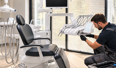 Odontologinės įrangos profilaktinė techninė priežiūra: ką svarbu žinoti klinikai?
